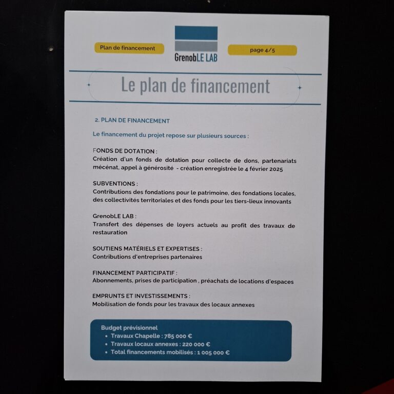 Dossier La Chapelle de l'Adoration GrenobLE LAB 5/7