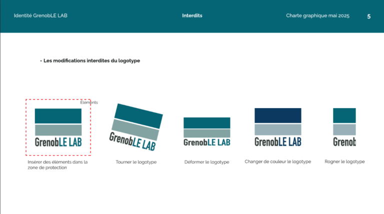 Charte graphique 2025 GrenobLE LAB 5/9
