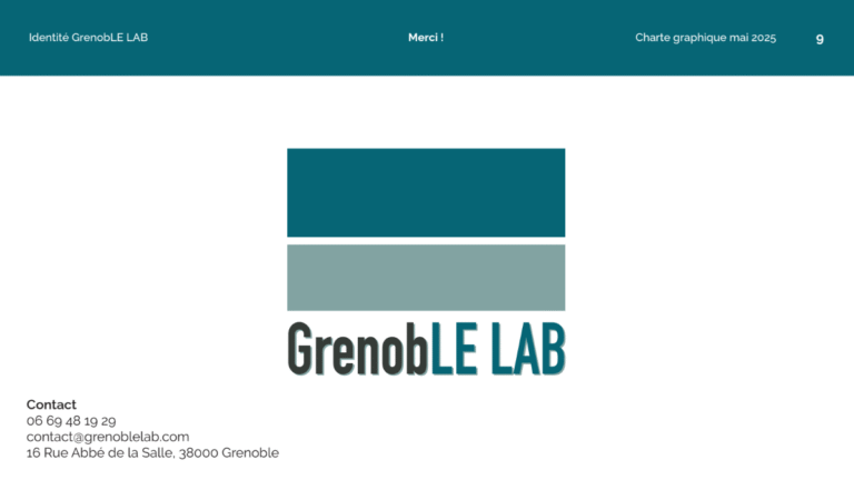 Charte graphique 2025 GrenobLE LAB 9/9