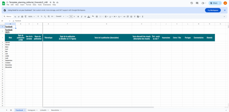 Template planning éditorial GrenobLE LAB